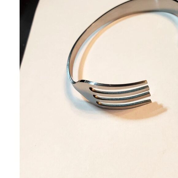 Stainless Steel FORK Bracelet Men Women - Picture 3 of 5